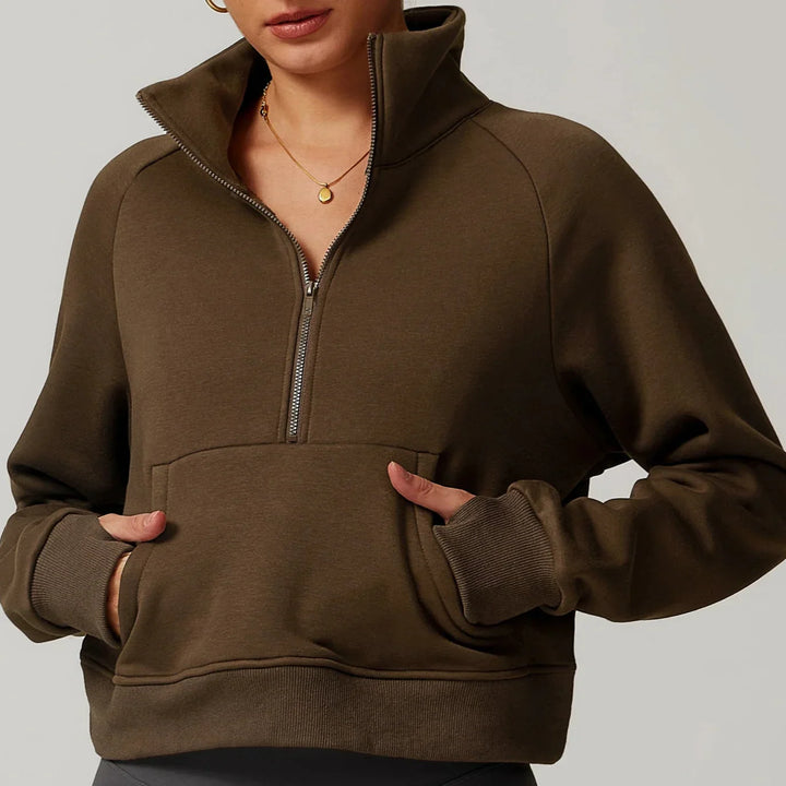 Mariste Women’s Half-Zip Pullover | Casual Athleisure Layer