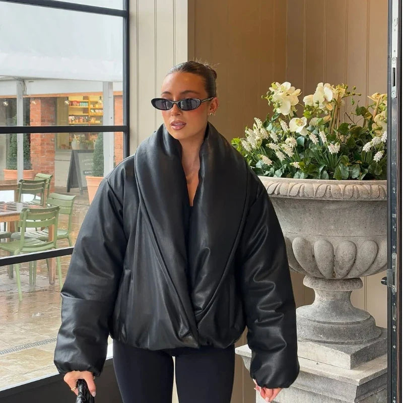 Marcelline Wrap Puff Jacket | Women’s Modern Street Style