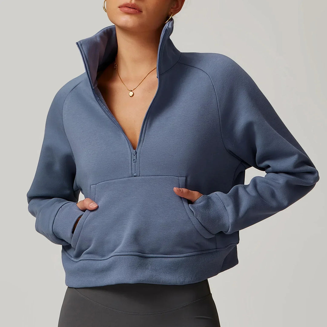 Mariste Women’s Half-Zip Pullover | Casual Athleisure Layer