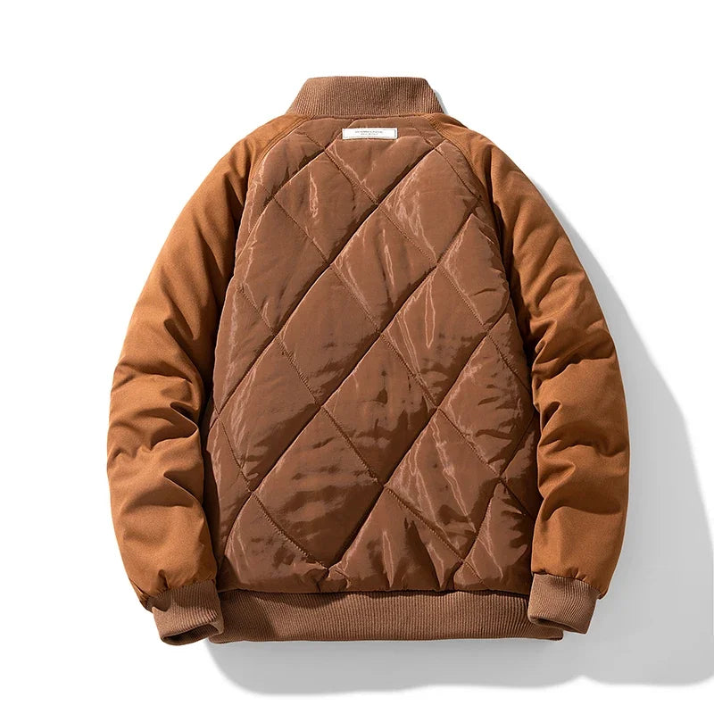 Quilted Bomber Jacket | Casual Winter Style