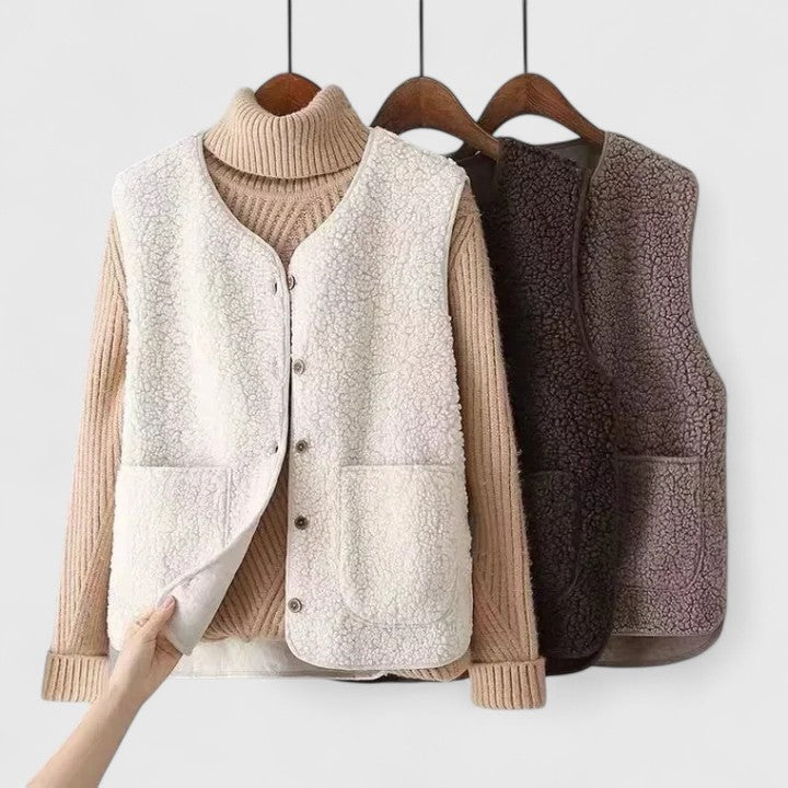 Alenya | Cozy Layered Vest & Sweater