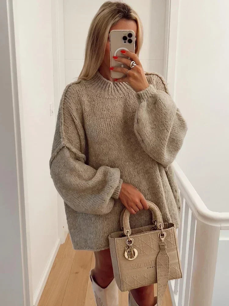 Lynae Oversized Knit Sweater | Essential Cozy Knit Style