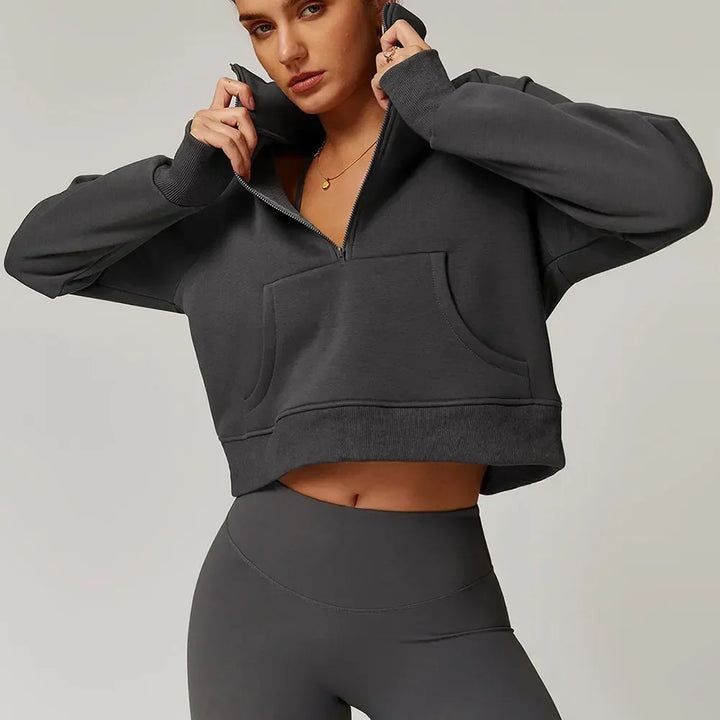 Mariste Women’s Half-Zip Pullover | Casual Athleisure Layer