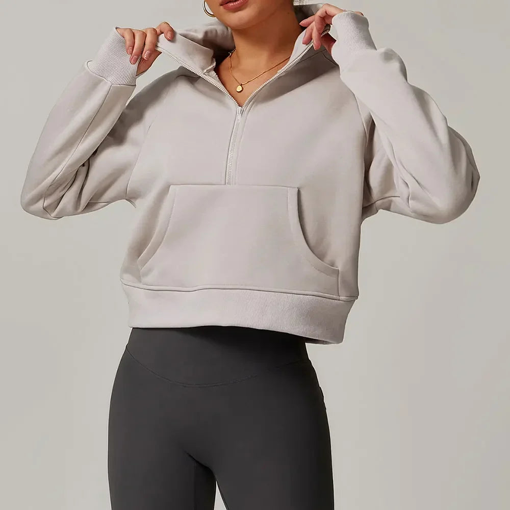 Mariste Women’s Half-Zip Pullover | Casual Athleisure Layer