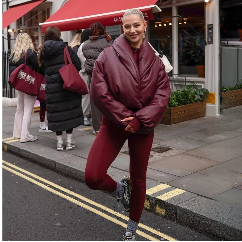 Marcelline Wrap Puff Jacket | Women’s Modern Street Style