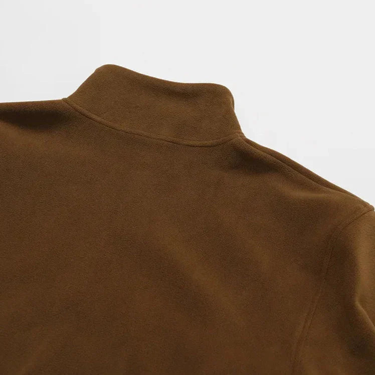 Serelinne  Zip-Up Fleece Jacket | Casual Athleisure Layer