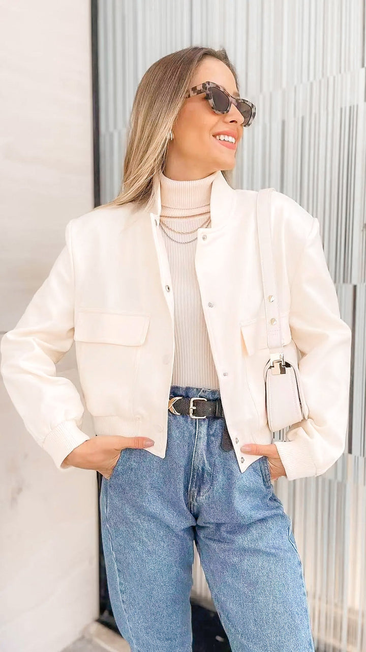 Elisanne Minimalist Jacket | Casual Everyday Layering