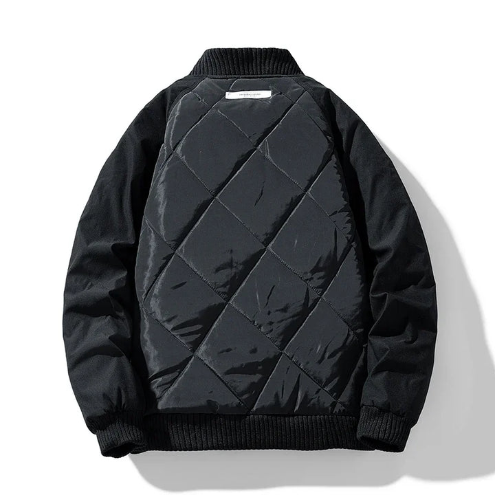 Quilted Bomber Jacket | Casual Winter Style