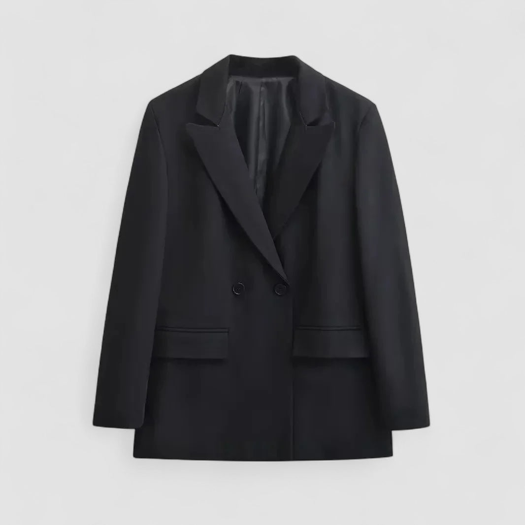 Women’s Double-Breasted Blazer | Modern Structured Layering