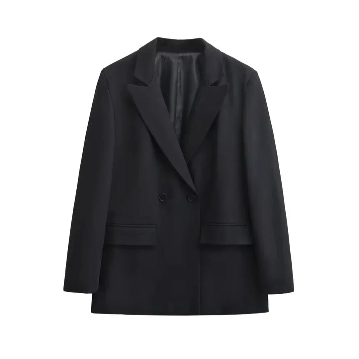 Women’s Double-Breasted Blazer | Modern Structured Layering
