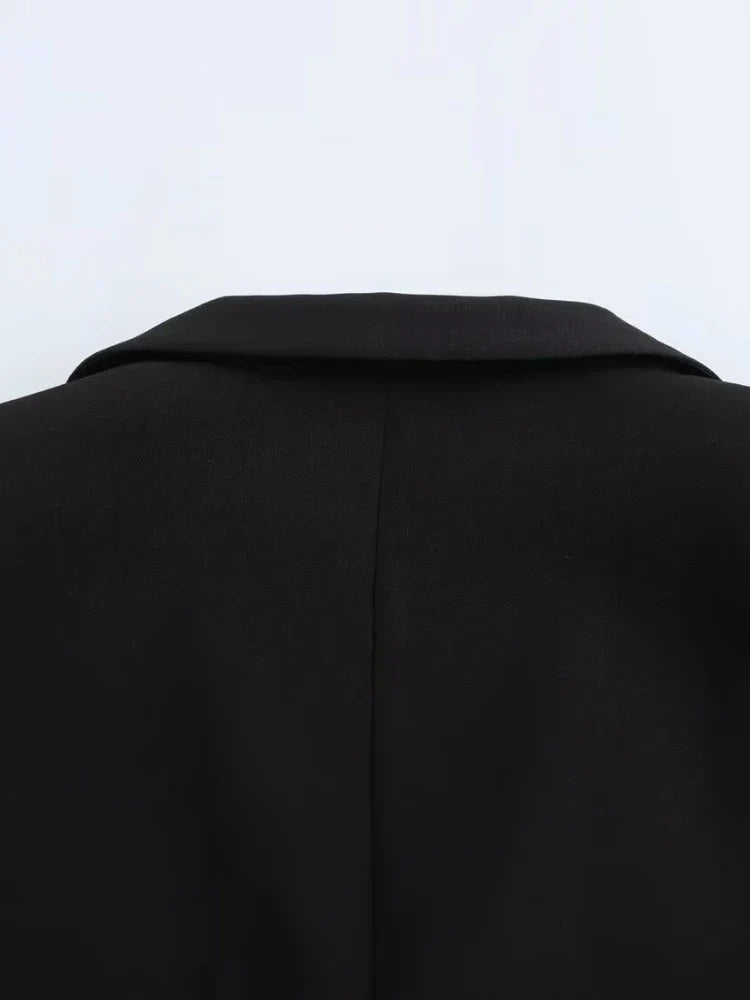 Cropped Bow Blazer | Modern Chic Layering