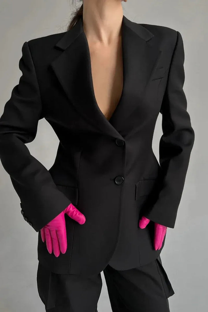 Sculpted Waist Blazer | Elegant Contoured Fit