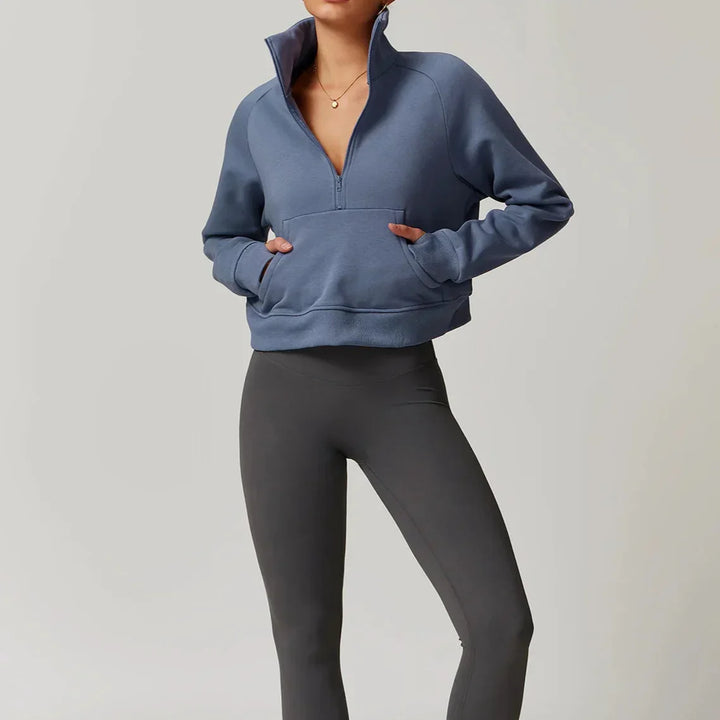 Mariste Women’s Half-Zip Pullover | Casual Athleisure Layer