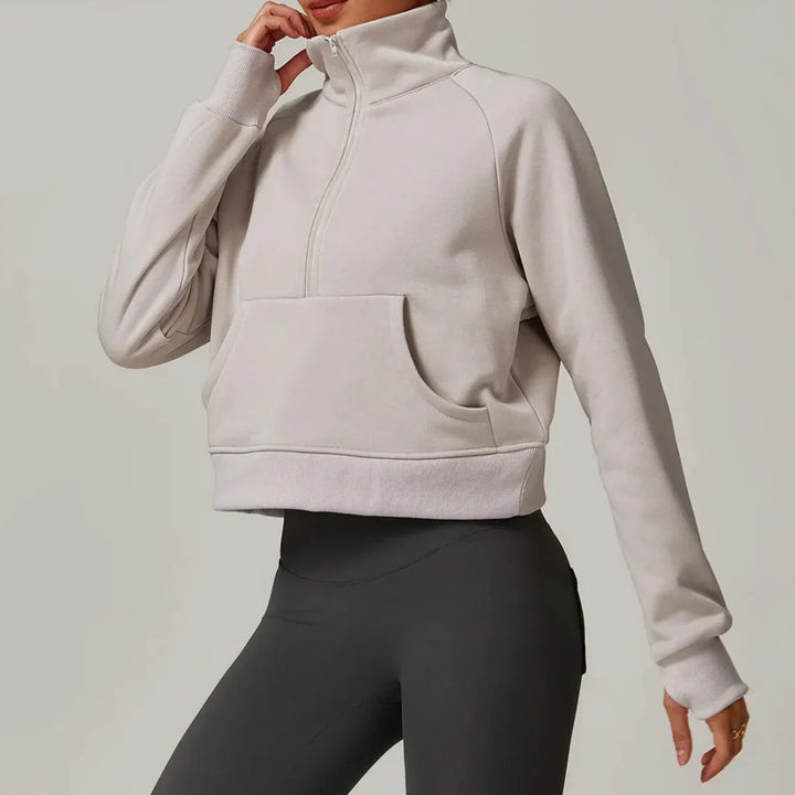 Mariste Women’s Half-Zip Pullover | Casual Athleisure Layer