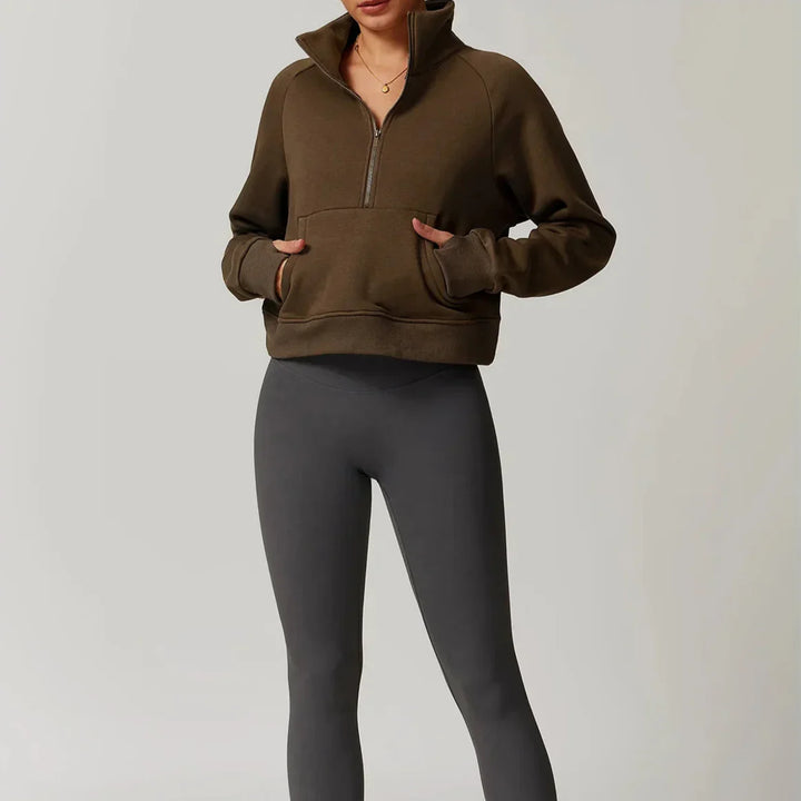 Mariste Women’s Half-Zip Pullover | Casual Athleisure Layer