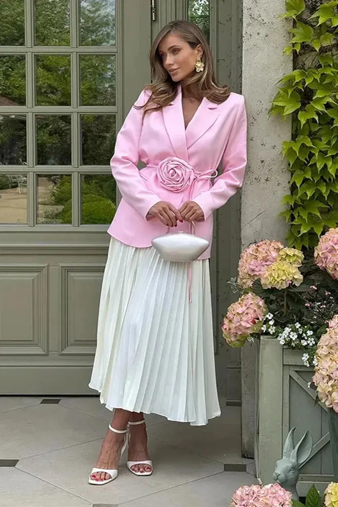 Women’s Wrap-Tie Blazer | Elegant Cinched Silhouette