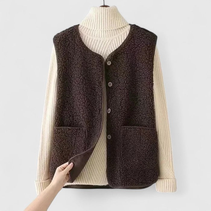 Alenya | Cozy Layered Vest & Sweater