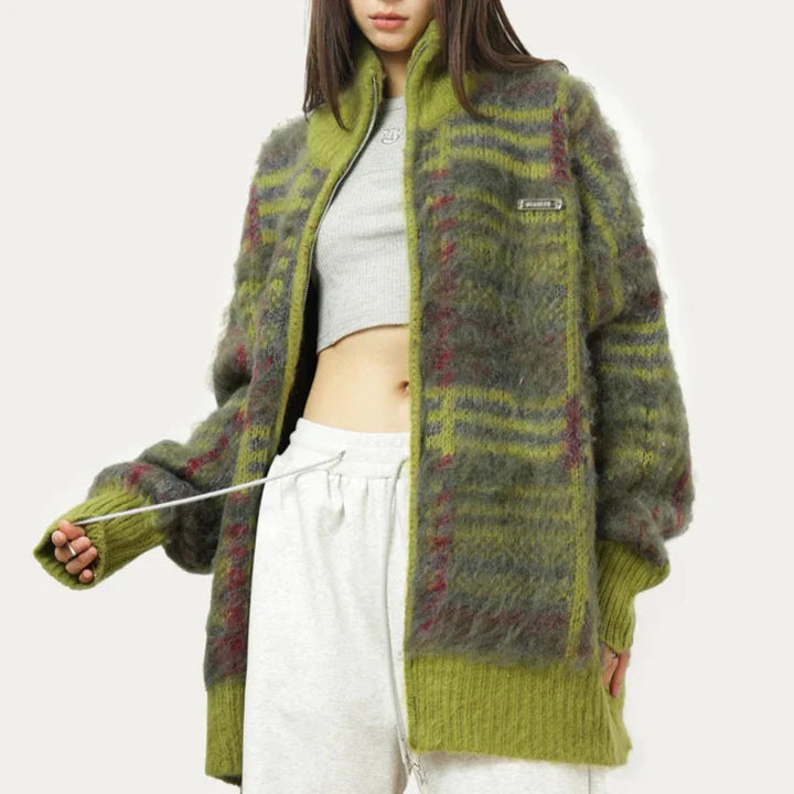 Lunara Women’s Textured Fleece Jacket | Casual Streetwear Layer