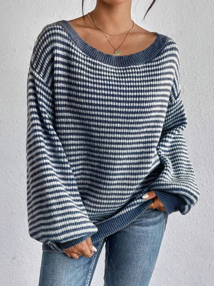 Aveline Women’s Off-Shoulder Knit Jumper | Casual Chic Style