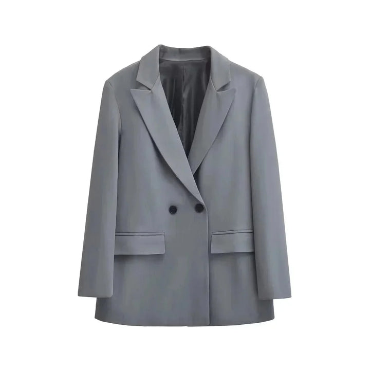 Women’s Double-Breasted Blazer | Modern Structured Layering