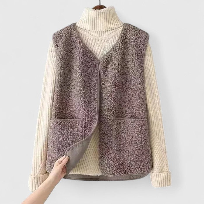Alenya | Cozy Layered Vest & Sweater