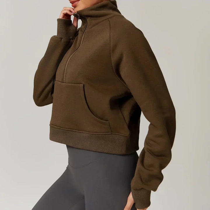 Mariste Women’s Half-Zip Pullover | Casual Athleisure Layer