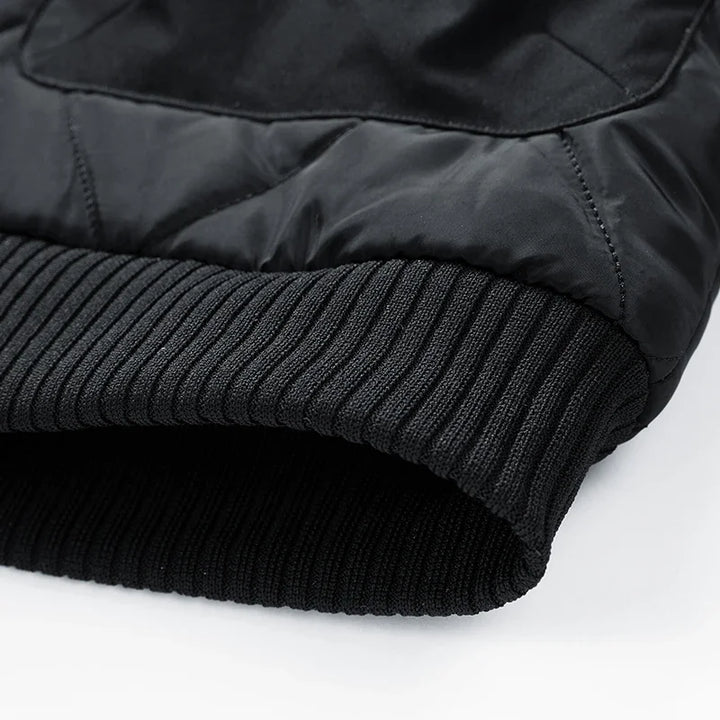 Quilted Bomber Jacket | Casual Winter Style