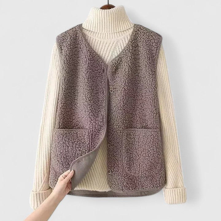 Alenya | Cozy Layered Vest & Sweater