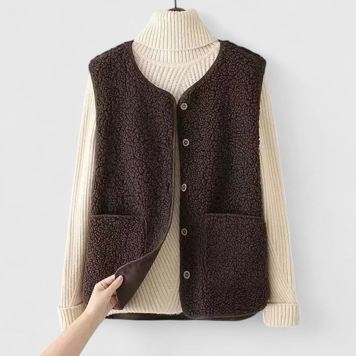 Alenya | Cozy Layered Vest & Sweater