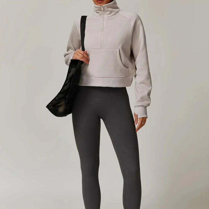 Mariste Women’s Half-Zip Pullover | Casual Athleisure Layer