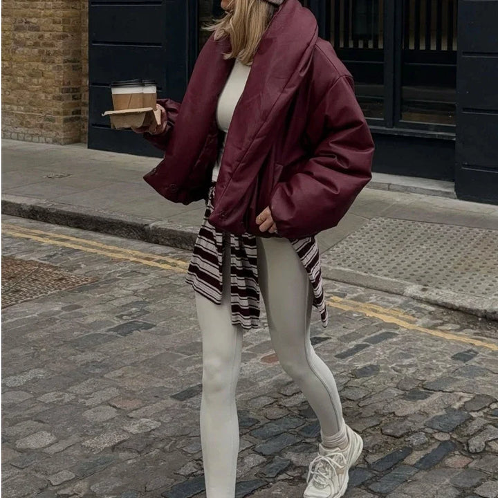 Marcelline Wrap Puff Jacket | Women’s Modern Street Style