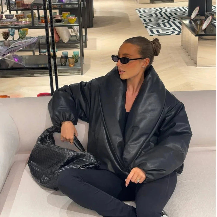 Marcelline Wrap Puff Jacket | Women’s Modern Street Style