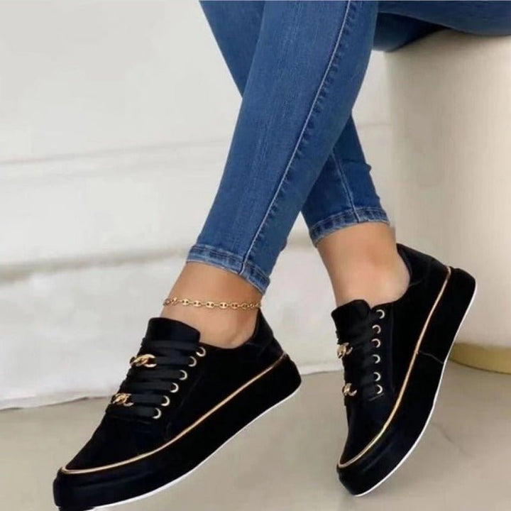 Women's Casual Chain Detail Sneakers