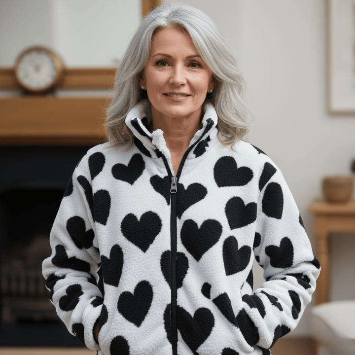 Liora Heart Jacket | Women’s Modern Cozy Style