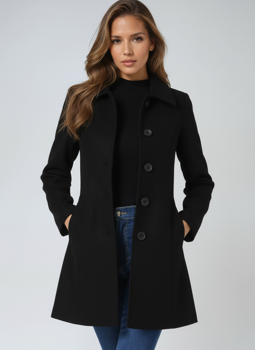 Elowen Tailored Coat | Modern Classic Outerwear