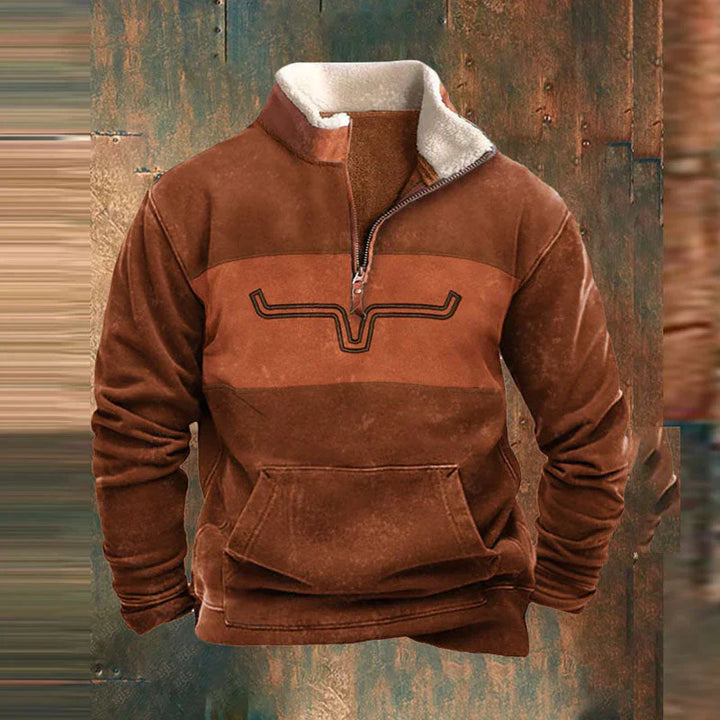 Mason | Western Sherpa Quarter-Zip Pullover