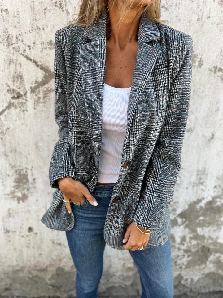 Checked Blazer | Modern Smart Layering