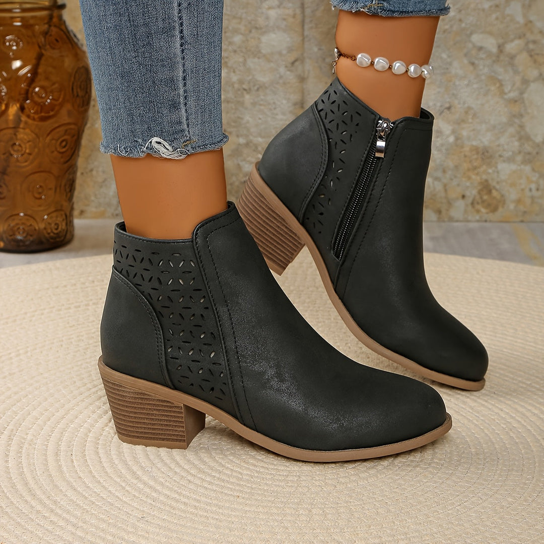 Lunessa Cutout Ankle Boots | Chic Everyday Style