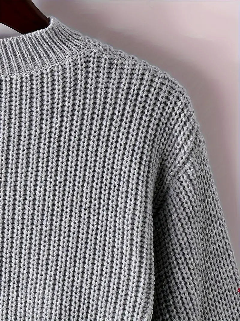 Elowen Cropped Knit Jumper | Modern Minimalist Style