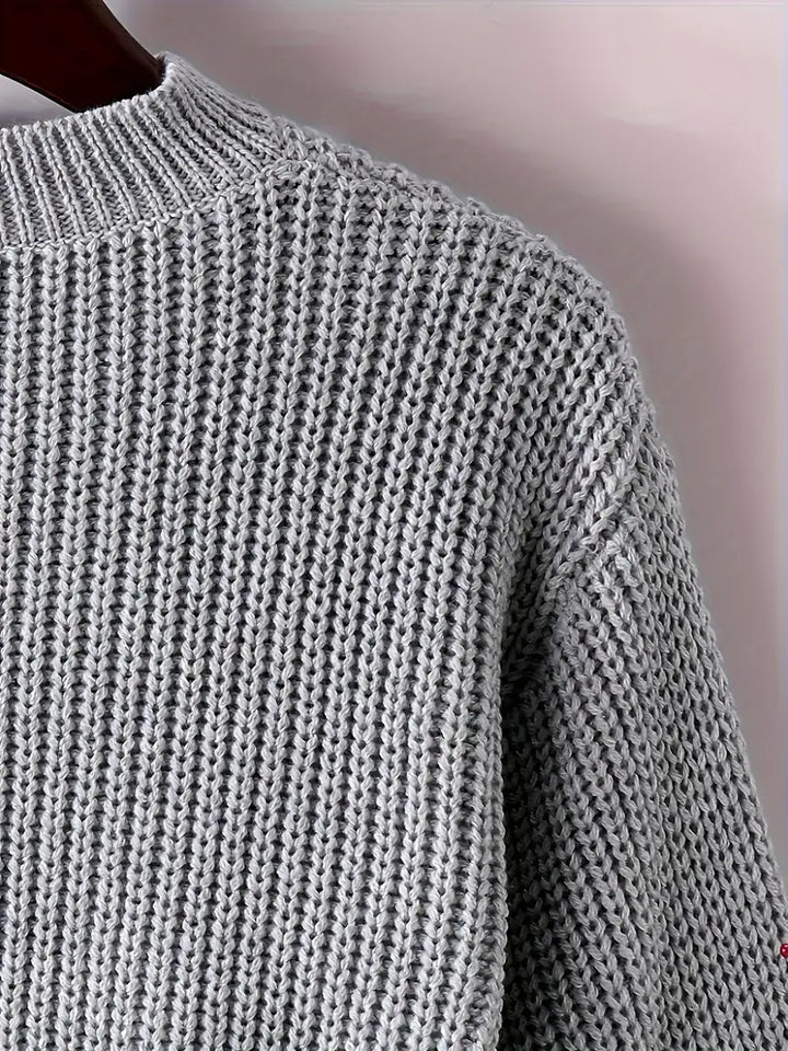 Elowen Cropped Knit Jumper | Modern Minimalist Style