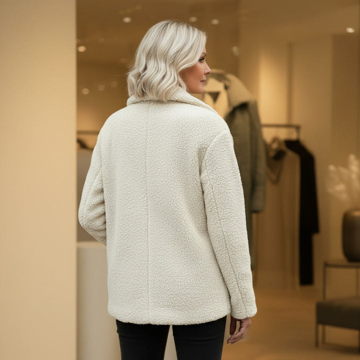 Elora Soft-Touch Teddy Coat | Cozy Plush Outerwear