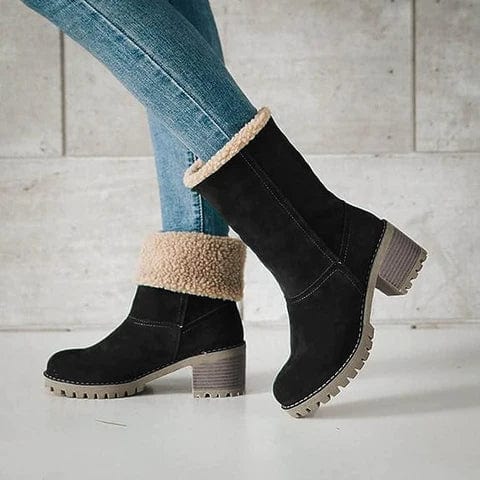 Fur-Lined Ankle Boots | Cosy Winter Outfit