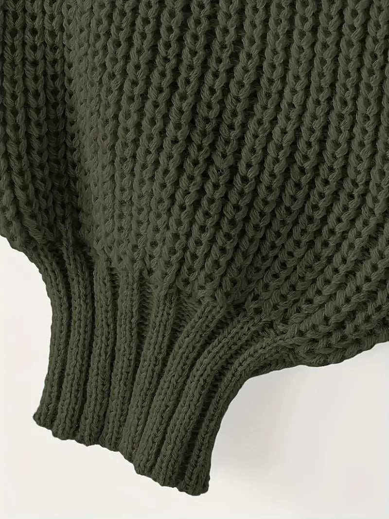 Elowen Cropped Knit Jumper | Modern Minimalist Style