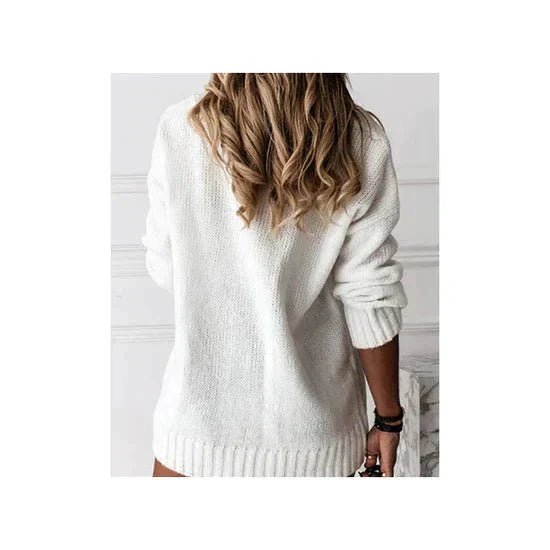 Aileen | Elegant V - Neck Knit Sweater - LXNDONSKU_1753277489617_664