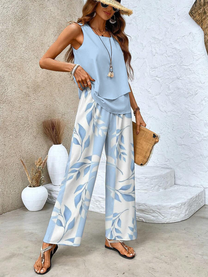 Alessia | Elegant Two - Piece Summer Set - LXNDON