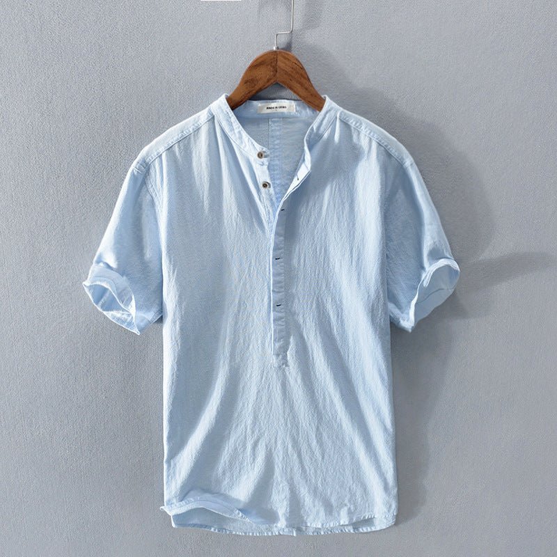 Alexander 'Cotton - Linen' Shirt - LXNDONSKU_1753277736437_113