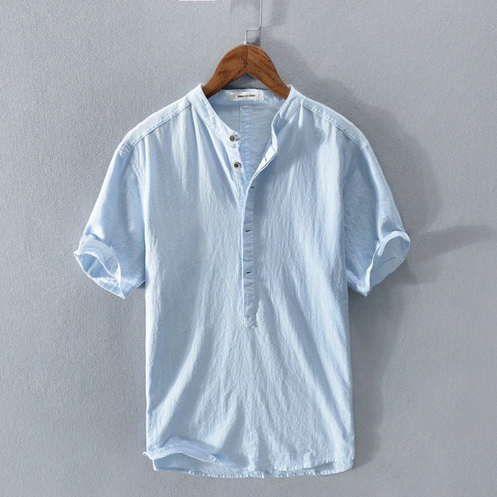 Alexander 'Cotton - Linen' Shirt - LXNDONSKU_1753277736437_113