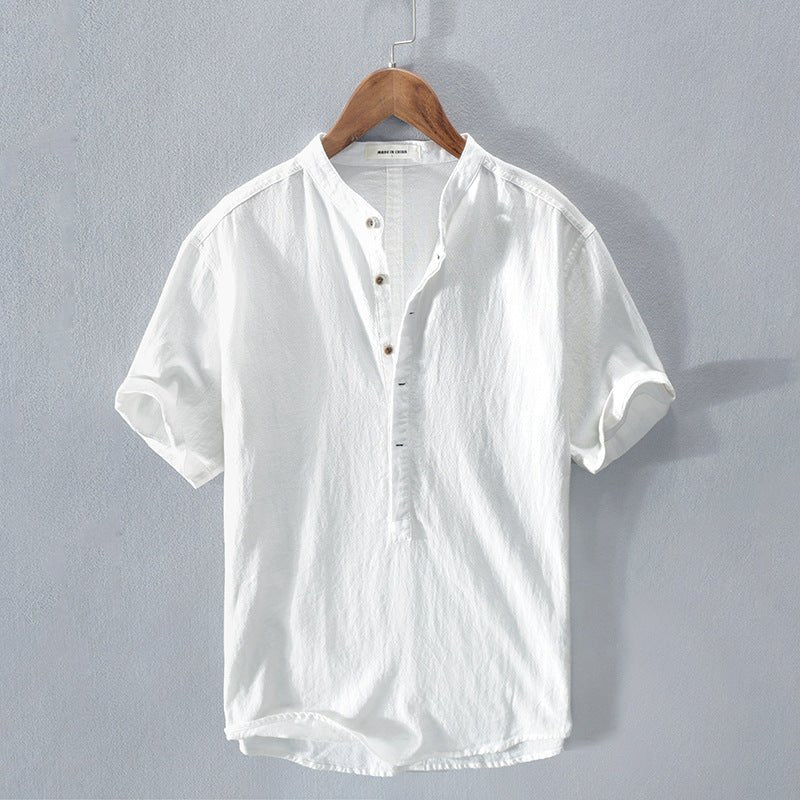 Alexander 'Cotton - Linen' Shirt - LXNDONSKU_1753277736437_437