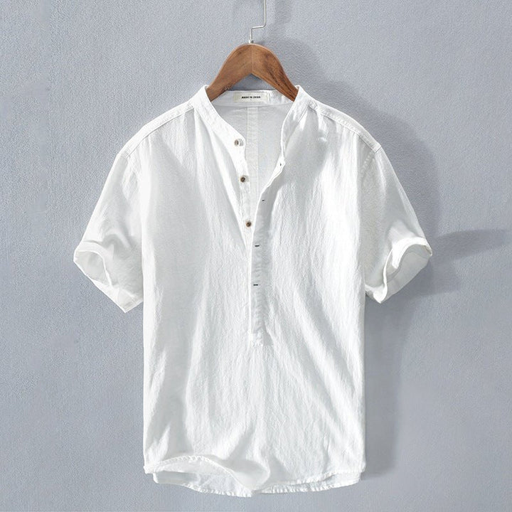 Alexander 'Cotton - Linen' Shirt - LXNDONSKU_1753277736437_437