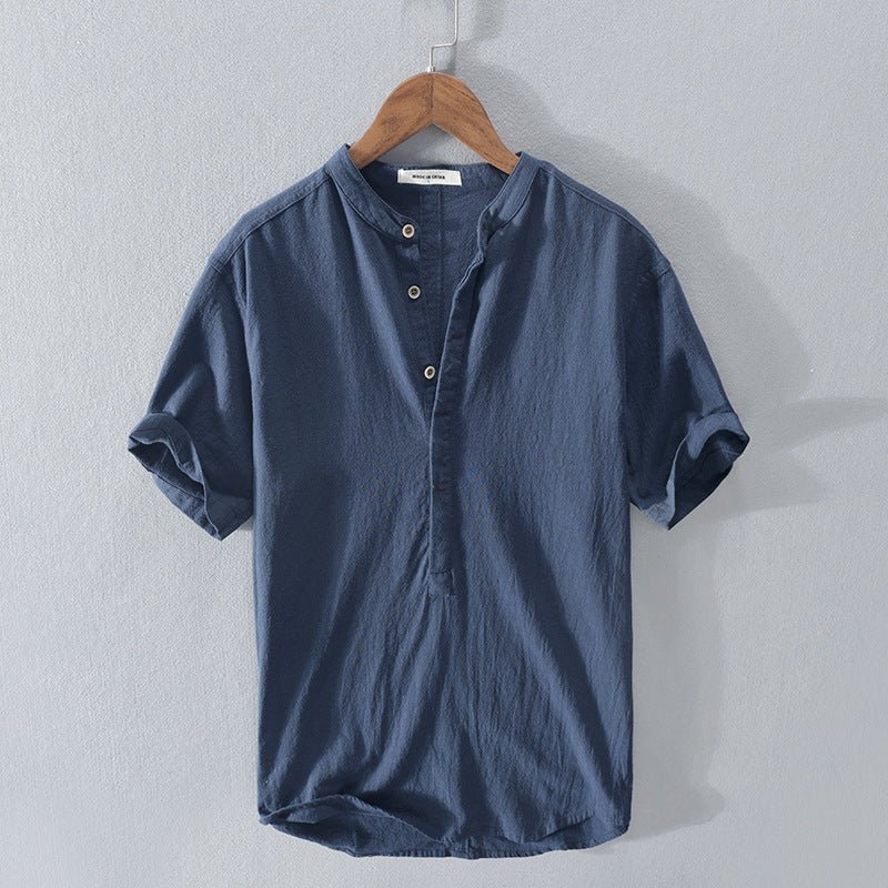 Alexander 'Cotton - Linen' Shirt - LXNDONSKU_1753277736437_981